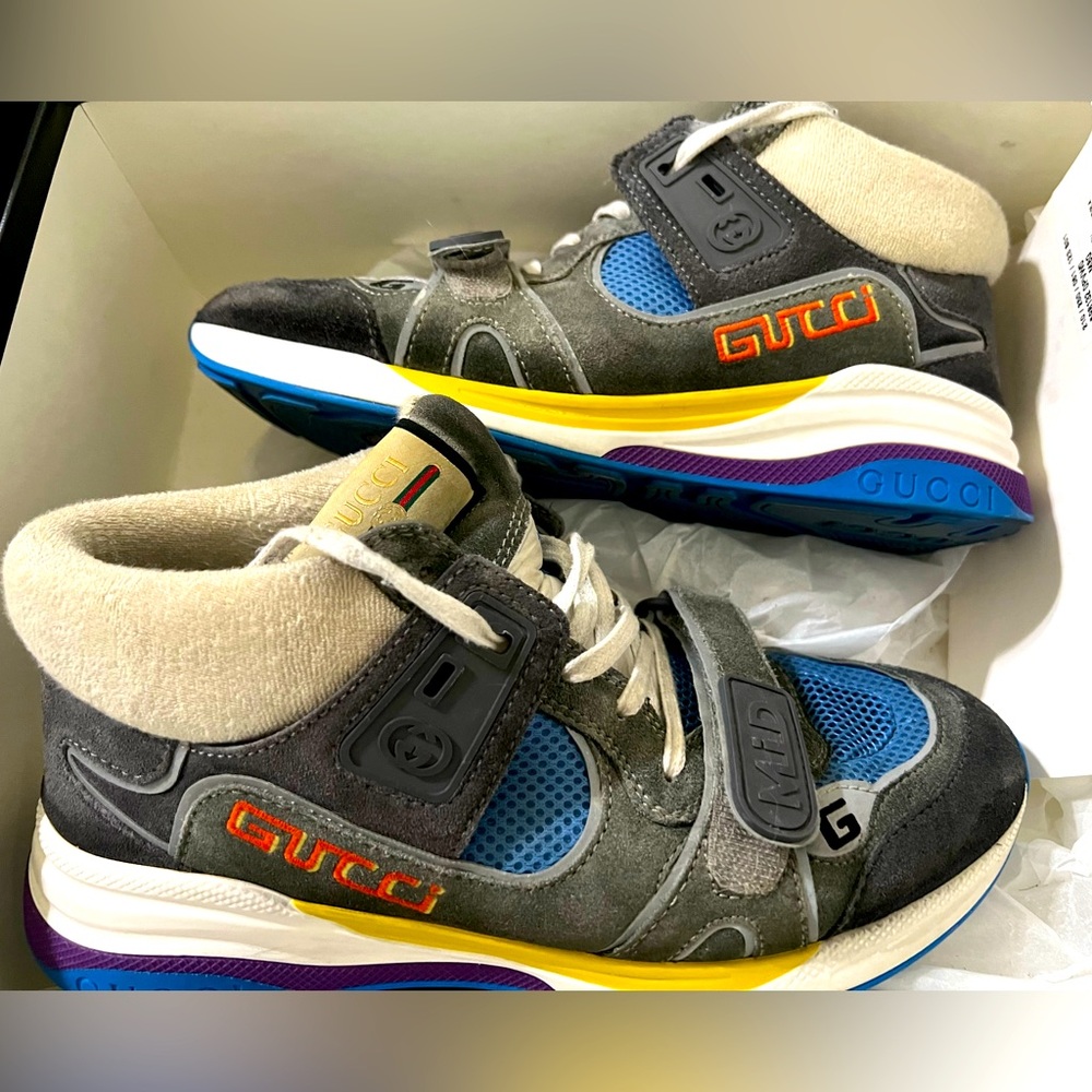 Gucci Ultrapace mid "Black Grey" sz8